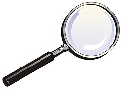 250x182 Magnifying Glass Photo Clipart Free Clipart Images