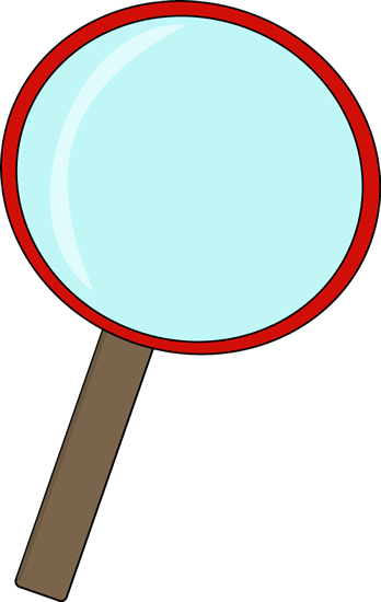348x550 Red Magnifying Glass Clip Art
