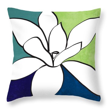 360x360 Magnolia Throw Pillows Fine Art America