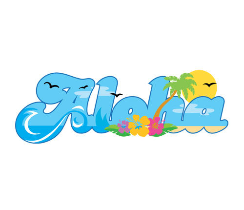 500x430 Aloha Clip Art Clipart