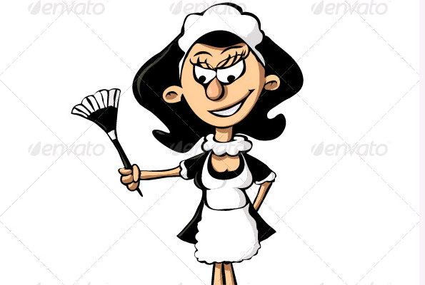 595x400 Maid Clipart Free