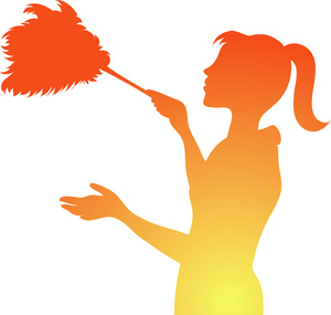 300x285 Maid Silhouette Clip Art