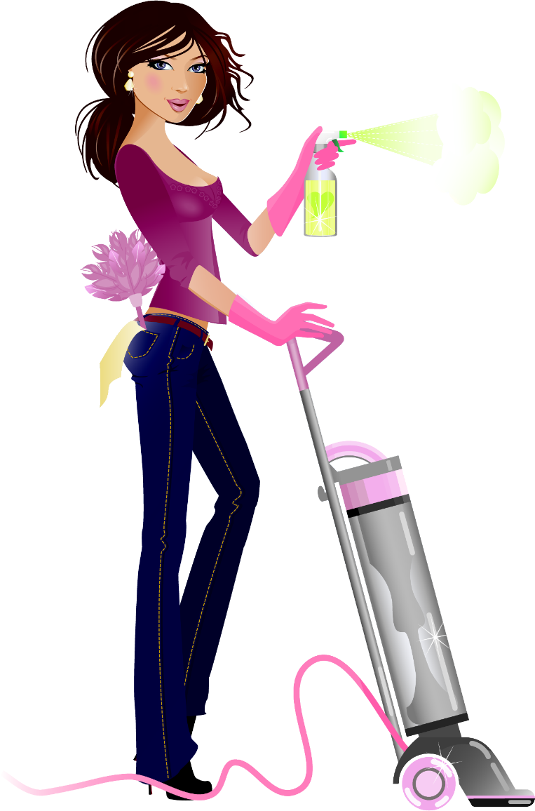 763x1156 Maid Service Clipart