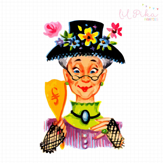 570x570 Old Maid Clipart