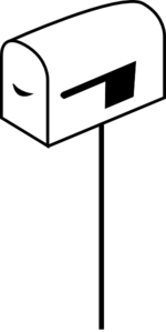 150x299 Mailbox Clip Art