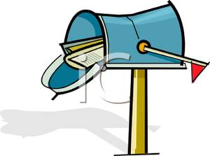 300x223 Art Image An Open Mailbox With Letters