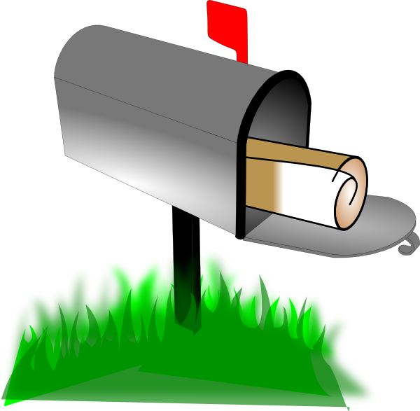 600x587 Mailbox Clip Art