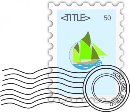425x367 Mail Stamp Clipart