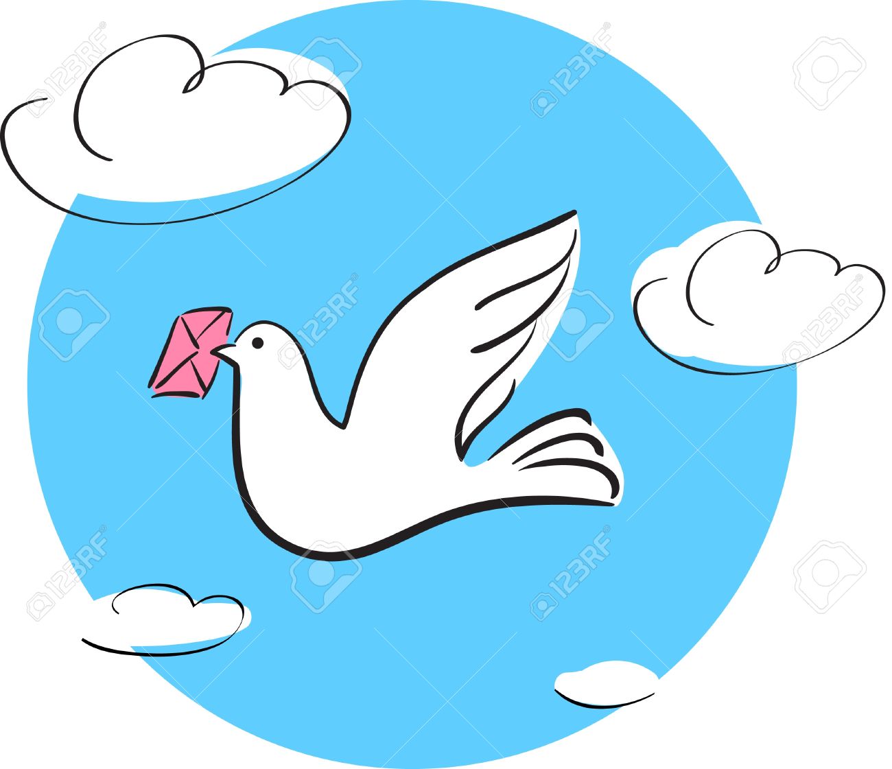 1300x1121 Pigeon Clipart Letter