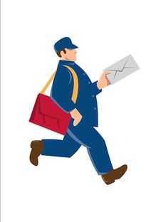 236x312 Fallen Mailbox Clip Art Mailman Clip Art Image Carrying A Large