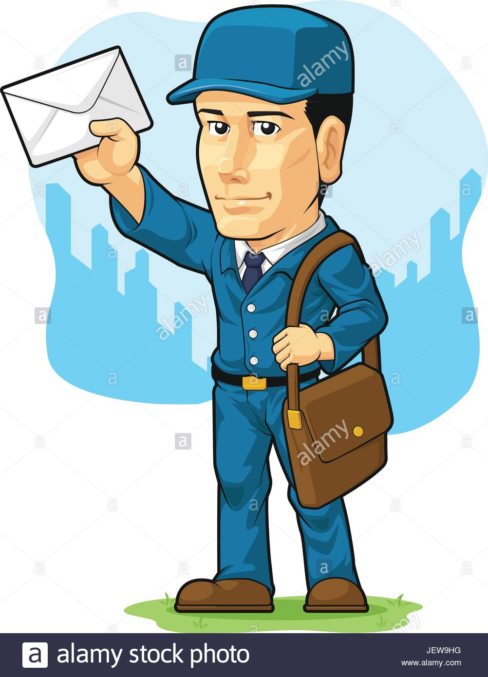 1002x1390 Job, Mail, Postman, Cartoon, Mailman, Vector, Work, Labor