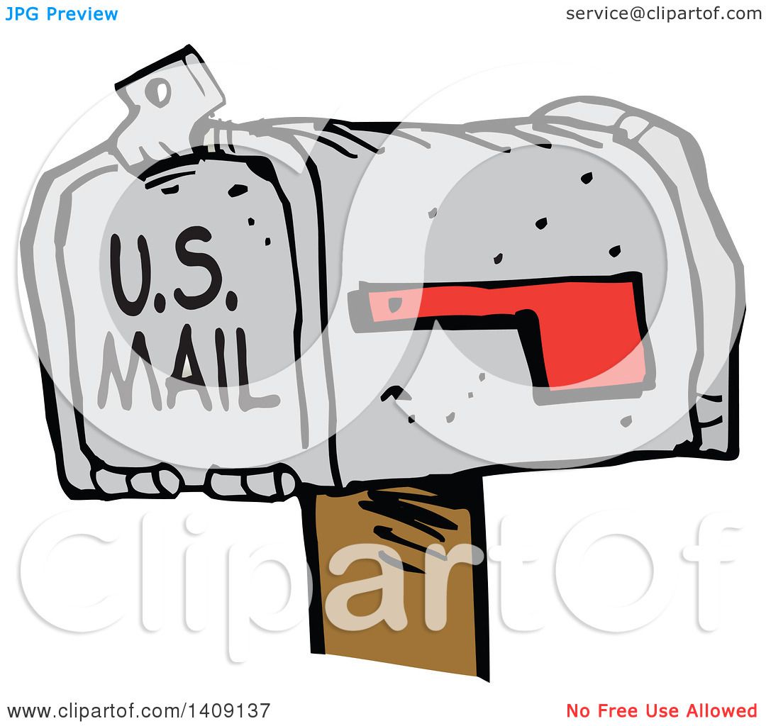 1080x1024 Clipart Of A Cartoon Mailbox