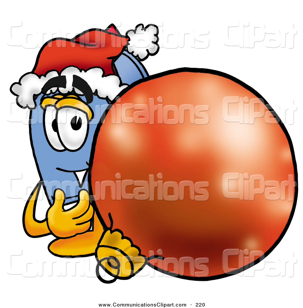 1024x1044 Communication Clipart Of A Festive Blue Postal Mailbox Cartoon