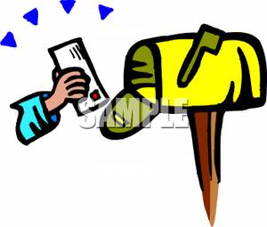 300x255 Art Image Hands Putting Mail In A Mailbox