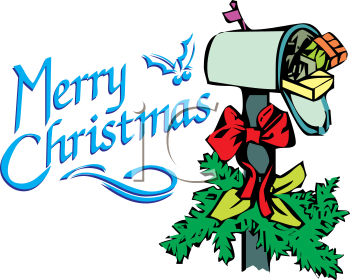 350x280 Clipart Christmas E Mailboxes