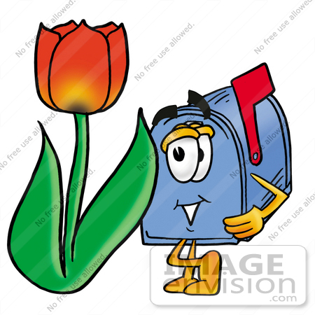 450x450 Mailbox With Flower Box Clip Art Cliparts