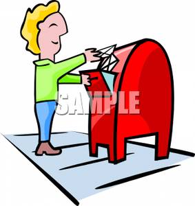 283x300 Man Putting Mail Into The Mailbox