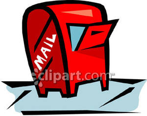 300x237 Red Mailbox Clip Art Cliparts