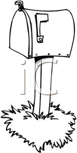 Mailbox Clipart Black And White | Free download on ClipArtMag