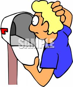 250x300 Confused Man Looking Into A Mailbox