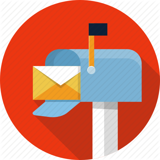 512x512 Address, Box, Contact, Email, Inbox, Mail, Mailbox Icon Icon
