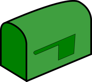 298x264 Green Mailbox Clip Art