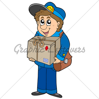 325x325 Close Up Of Mailman Delivering Mail To Person Gl Stock Images