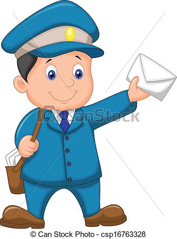 349x470 Postman Clipart