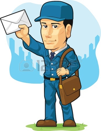 347x450 Cartoon Of Postman Or Mailman Royalty Free Cliparts, Vectors,