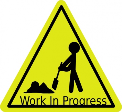 425x388 Maintenance Signs Clip Art