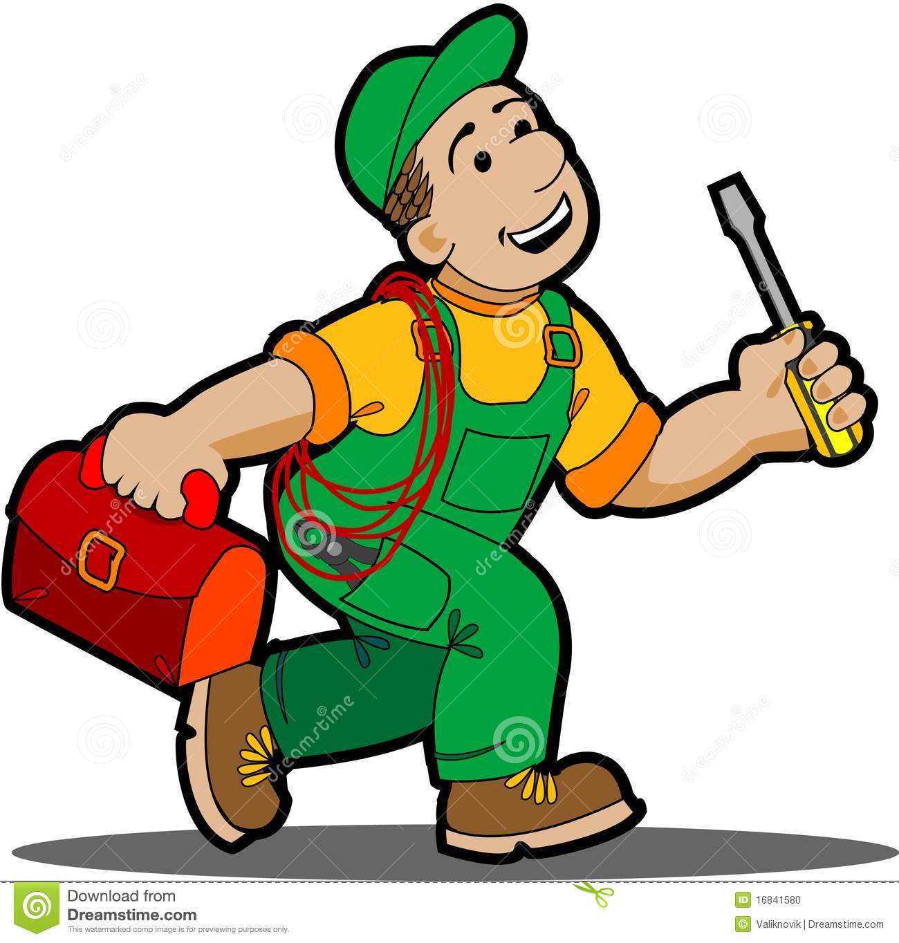 1300x1364 Man Clipart Electrician