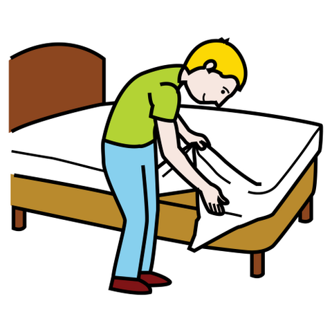 480x480 Make My Bed Clipart 1926825