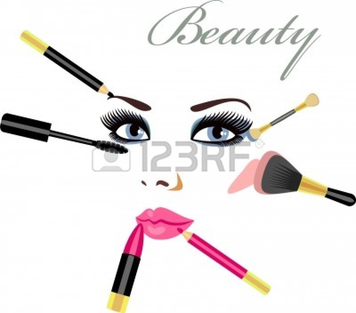 1200x1056 Makeup Face Clip Art