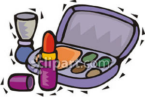 300x201 Makeup Clipart Set