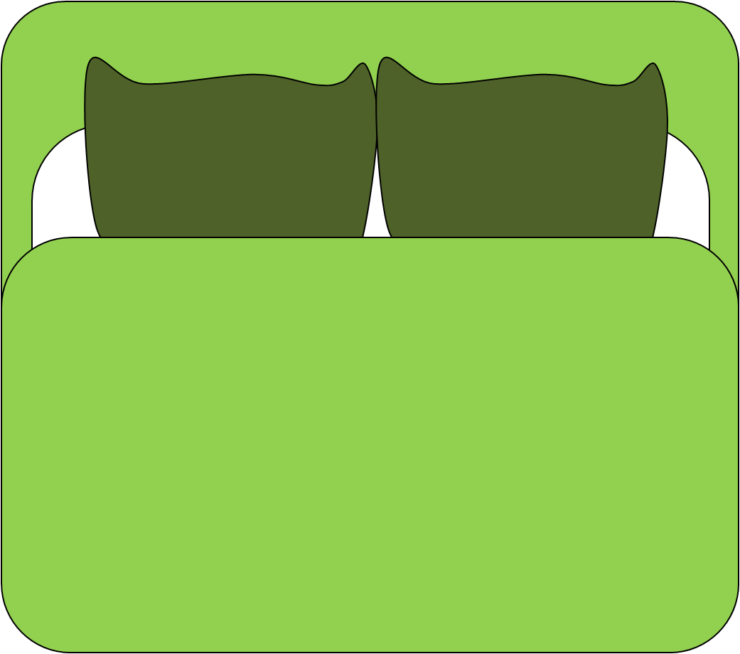 1041x920 Make Bed Dubbal Bed Cartoon Clipart
