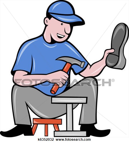 450x499 Shoe Maker Clip Art