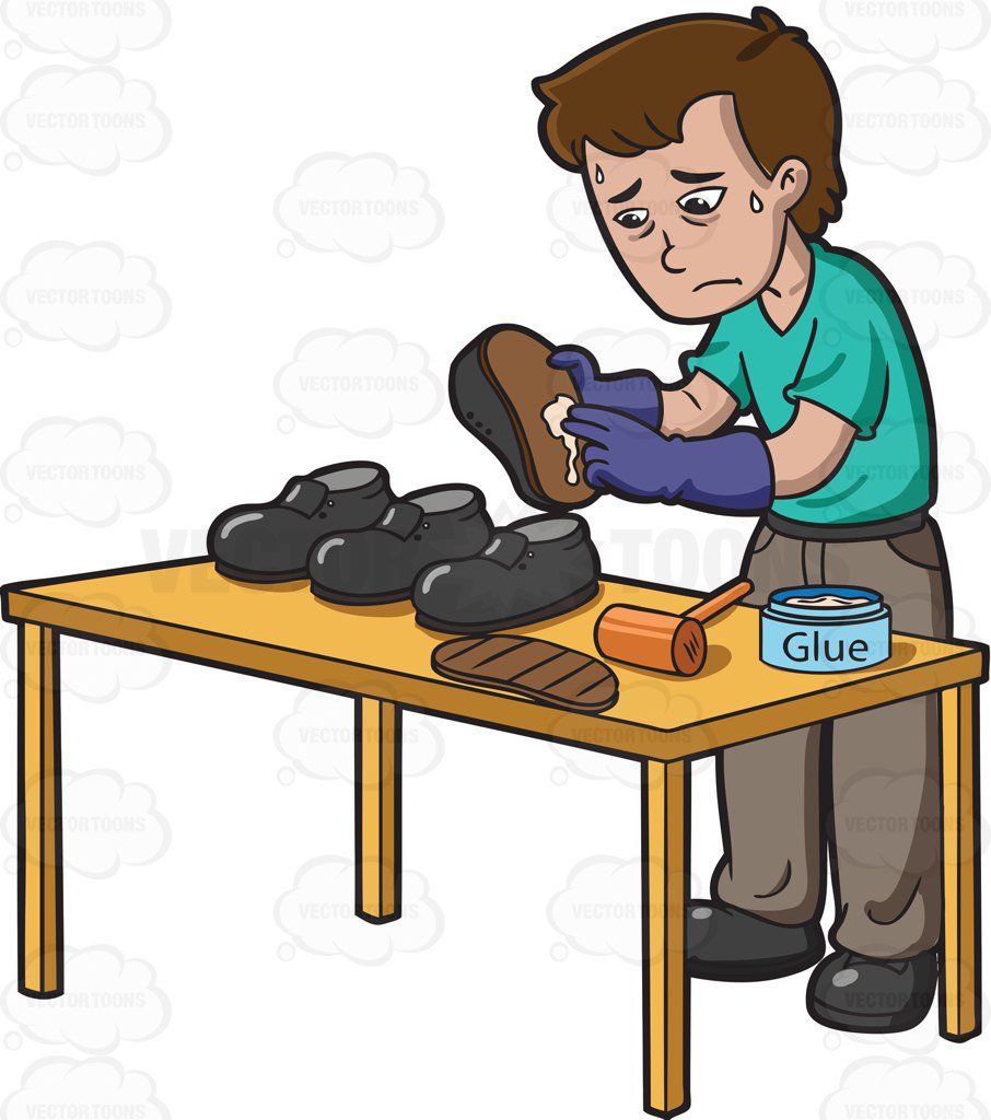 906x1024 Shoe Maker Clipart