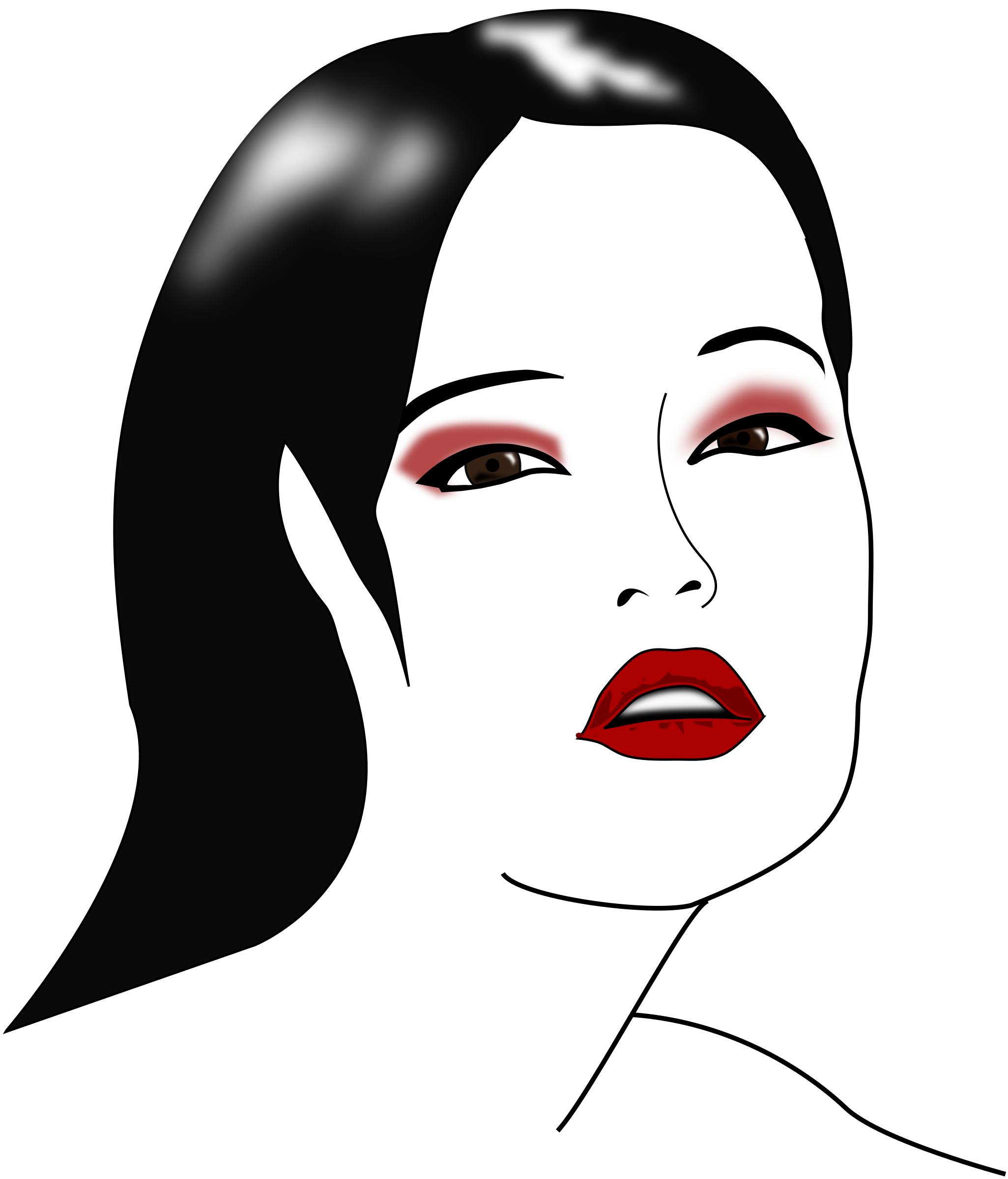2051x2400 Makeup Face Clip Art Images