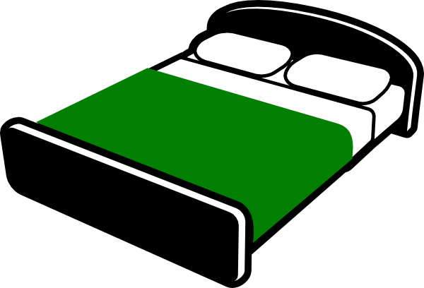 600x408 Green Cover Making Bed Clipart