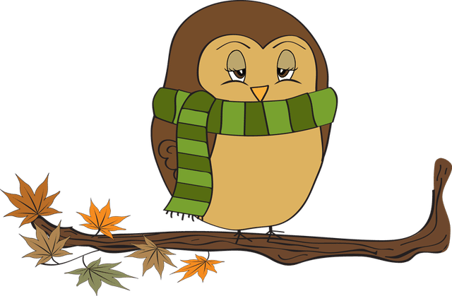 640x419 Colorful Clip Art For The Fall Season Fall Owl Male Clipart
