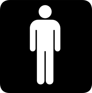 297x298 Male Toilet Sign Clip Art