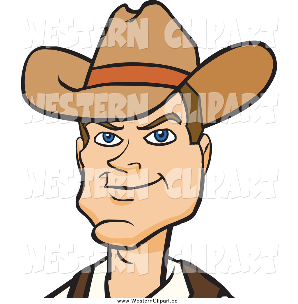 1024x1044 Vector Clip Art Of A White Male Cowboy Avatar By Cartoon Solutions