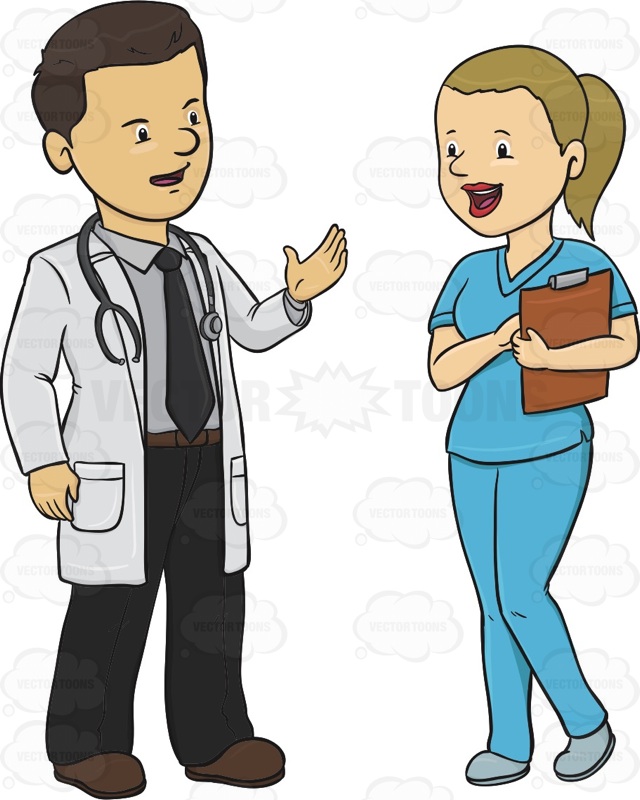 640x800 Male Doctor Speaking To A Female Nurse Nurse Charting, Scrap And Pdf