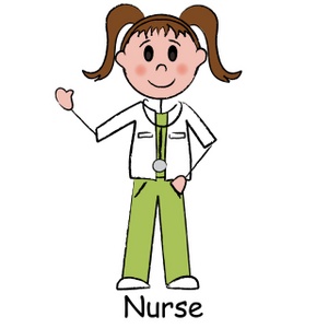 300x300 Nurse Cartoon Clipart Image