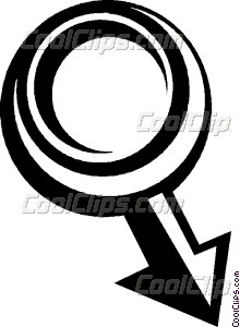 220x300 Male Symbol Vector Clip Art
