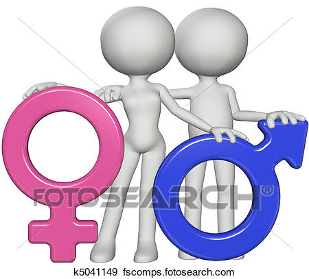 450x407 Stock Illustration Of Boy And Girl Male Female Gender Sex Symbols