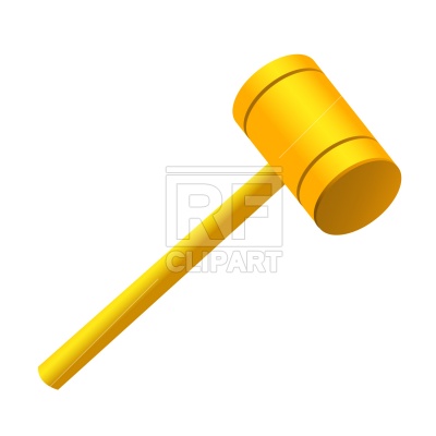 400x400 Mallet Royalty Free Vector Clip Art Image