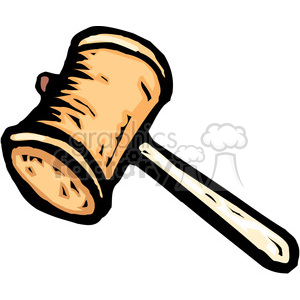 300x300 Royalty Free Cartoon Hammer 384911 Vector Clip Art Image