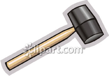 350x244 Rubber Mallet