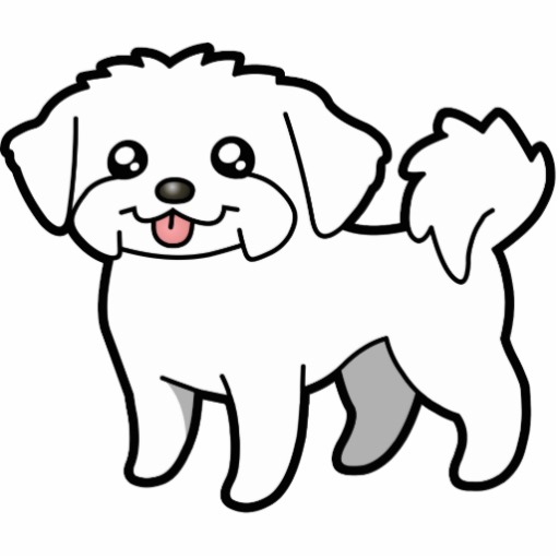 512x512 Maltese Dog Clipart